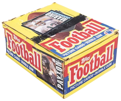 1985 Topps Football Unopened Wax Box (36 Packs)